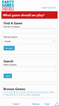 Mobile Screenshot of partygames411.com
